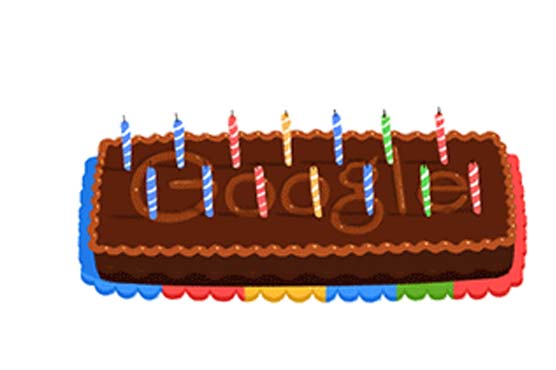 Google marks its 14th year with a doodle