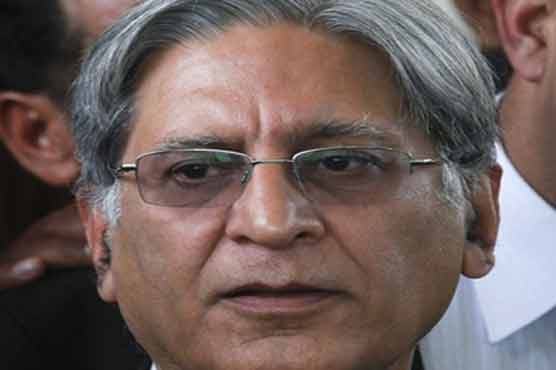 Aitzaz shows reservations on letter to Swiss rulers