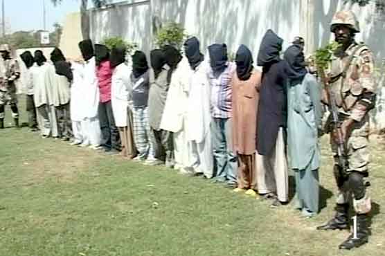 14 suspects arrested from Karachi