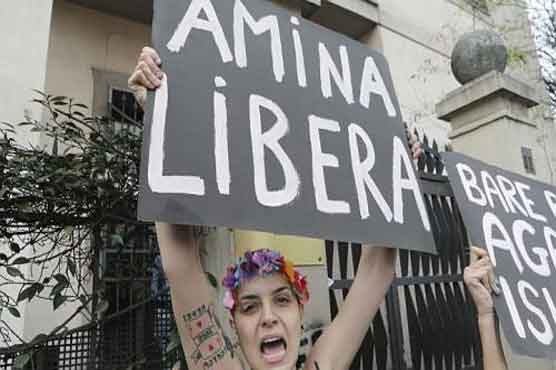 European women raise voice for 'rights'