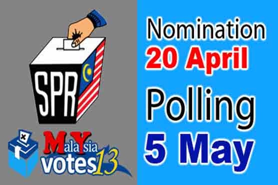 General elections in Malaysia on May 5