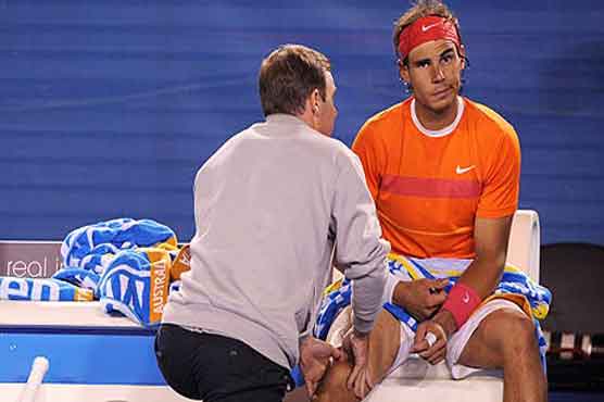 Nadal wants to forget his knee 