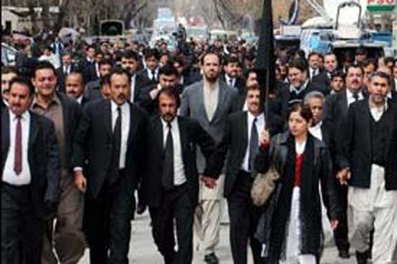 Quetta: Lawyers' protest against Salahuddin Mengal's abduction