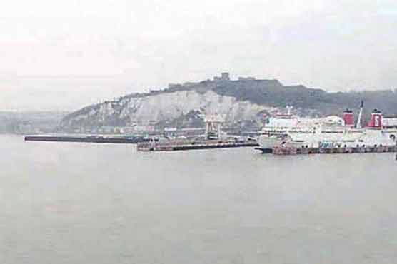 Typical English village overlooking Channel