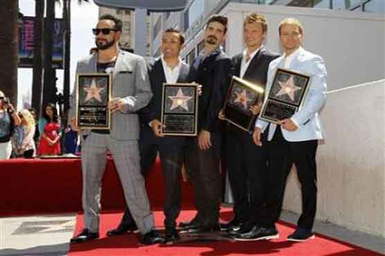 Backstreet Boys get Hollywood star ahead of world tour
