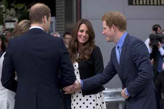 Royals William, Kate and Harry have magic day out