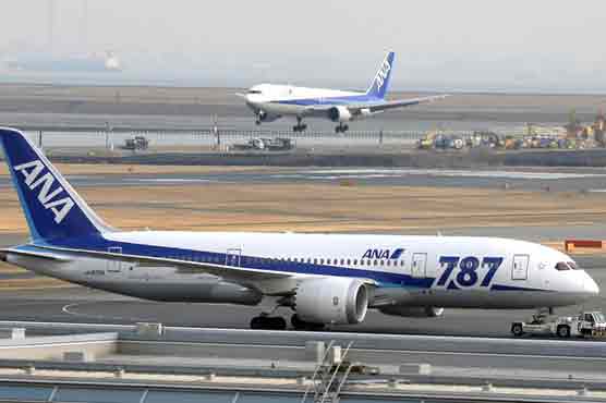 B787 1st test flight in Japan since battery fire 