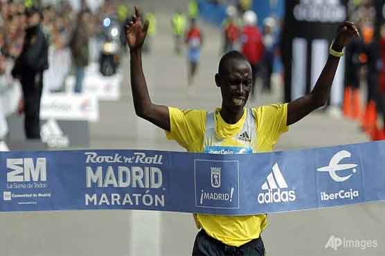 Kiprop of Kenya wins Madrid Marathon