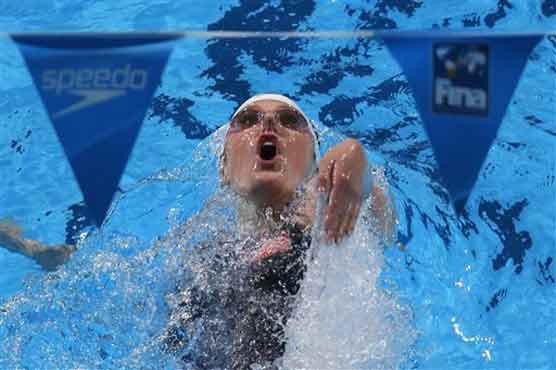 Lochte claims 2 golds on epic night of swimming