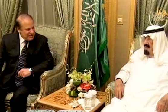 PM Nawaz meets Saudi King Abdullah bin Abdul Aziz