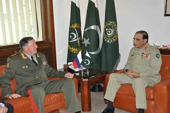 Pakistan, Russian army chiefs discuss defence cooperation