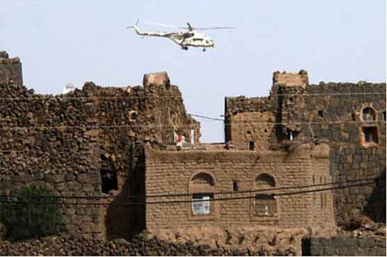 Tribesmen shoot down Yemeni helicopter 