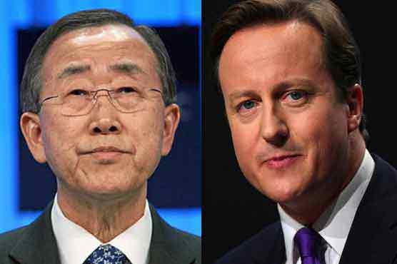 Ban, Cameron urge Pak and India to calm down 