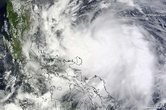 Typhoon batters Philippines; 23 fishermen missing