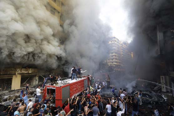 Car bomb kills 14 in south Beirut suburb