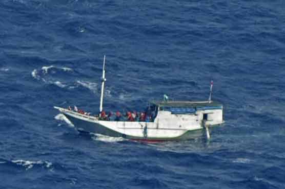Boat carrying 105 passengers sinks in Indian Ocean