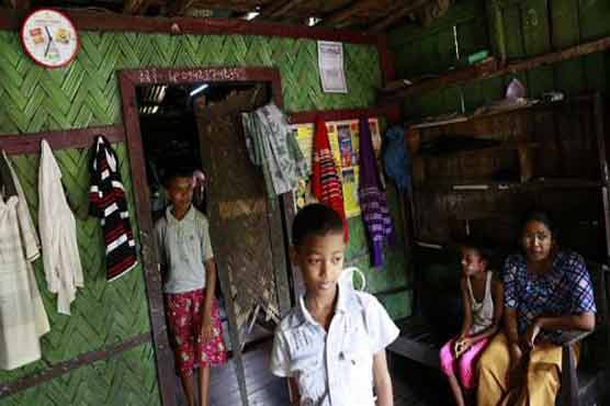 Hundreds of Muslims in Myanmar relocated 