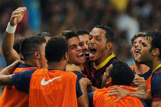 Barcelona wins 1-0 at Malaga without Messi 