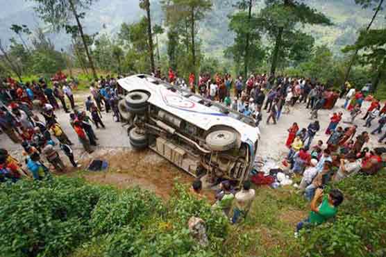 11 killed, 34 injured in Nepal bus accident