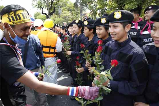 Thai protests ease ahead of king's birthday