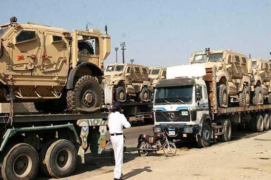 Pentagon halts shipments from Afghanistan through Pakistan