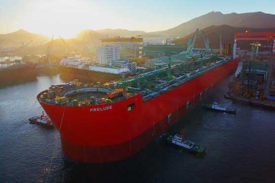 World's largest vessel is now in the water 
