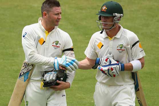 Ashes: Clarke, Haddin centuries help Australia to 516-8