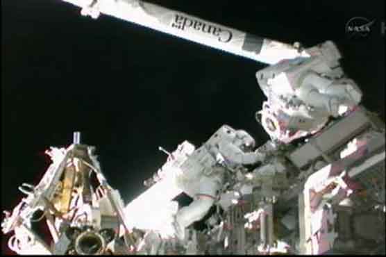 NASA mulls spacewalks to fix space station   