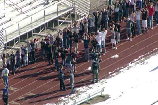 Two injured, suspected gunman dead at Colorado school