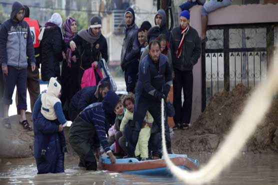 Thousands evacuated from flooded Gaza homes