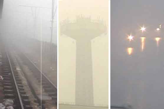 Dense fog disrupts road traffic, flight schedule