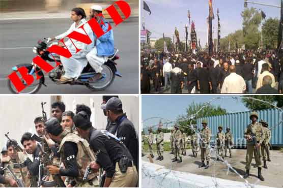 Chehlum security: Cellular service suspended, pillion-riding banned