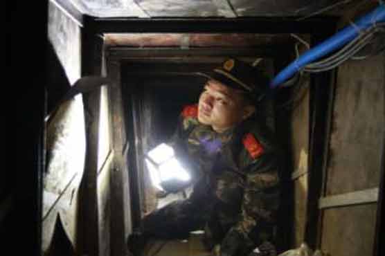 China smugglers dig tunnel into Hong Kong: media