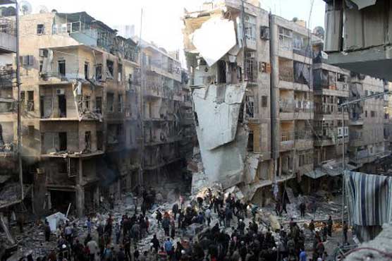 Air strike on market, hospital in Syria's Aleppo kills 25: NGO