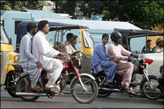 New Year's eve: Pillion riding banned in Karachi for 12 hours