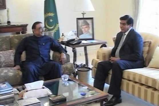 Lahore: PM calls on President at Bilawal House