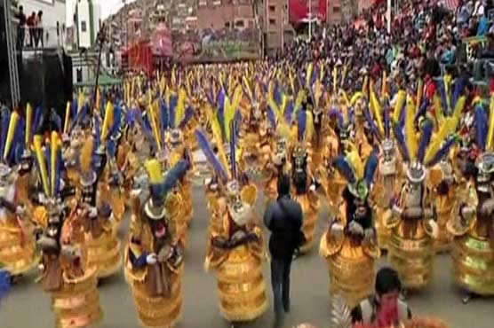 Carnival kicks off Bolivian mining town Oruro