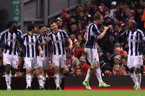 West Brom stuns Liverpool 2-0 in Premier League