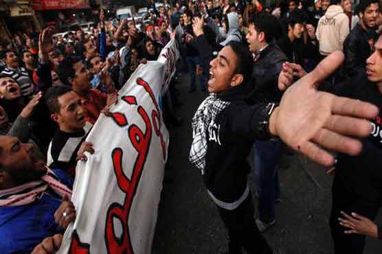 Low-ranking policemen stage rare protests in Egypt