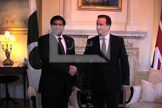PM Ashraf meets British counterpart 