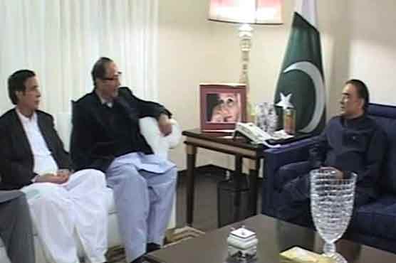 PML-Q leadership meets with President Zardari