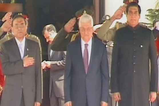Zardari discusses bilateral issues with Palestinian counterpart