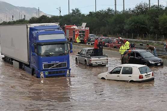 Thunderstorm shakes Greece capital