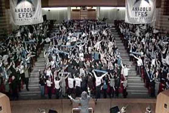 Turkish basketball team faces practical joke 