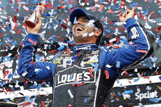 Auto racing: Johnson wins second Daytona 500