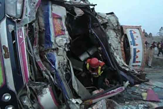 Road mishap leaves 3 dead, 28 injured in Sahiwal