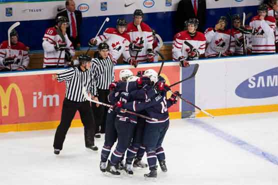 US beats Canada 5-1 in semis of junior worlds