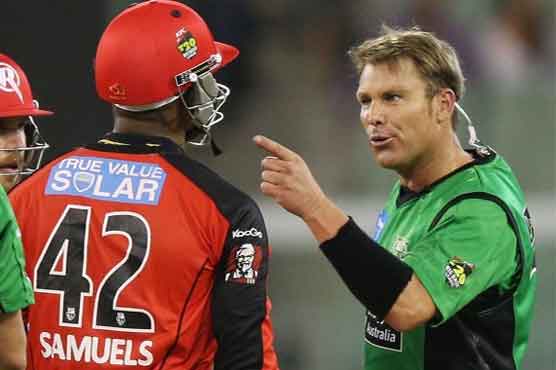 Warne banned for T20 Big Bash clash with Samuels