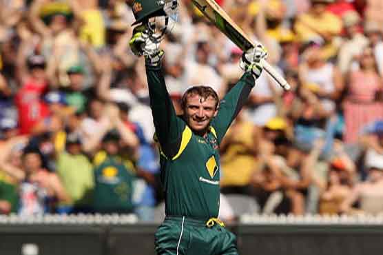 Hughes ton on ODI debut as Australia score 305-5