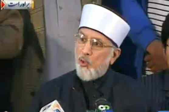 Qadri presents 'charter of demand', vows to go ahead with long march